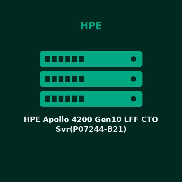 [HPE-P07244B21-KIT] HPE Apollo 4200 Gen10 LFF CTO Svr(P07244-B21)