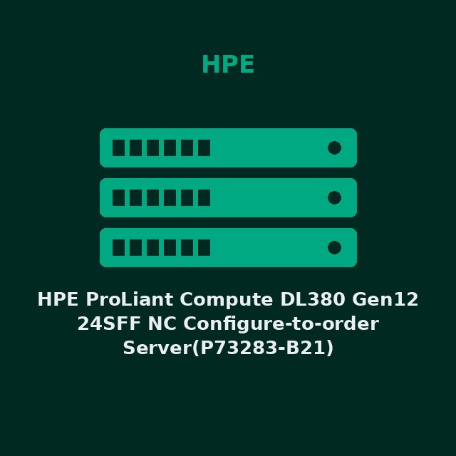 [HPE-P73283B21-KIT] HPE ProLiant Compute DL380 Gen12 24SFF NC Configure-to-order Server(P73283-B21)
