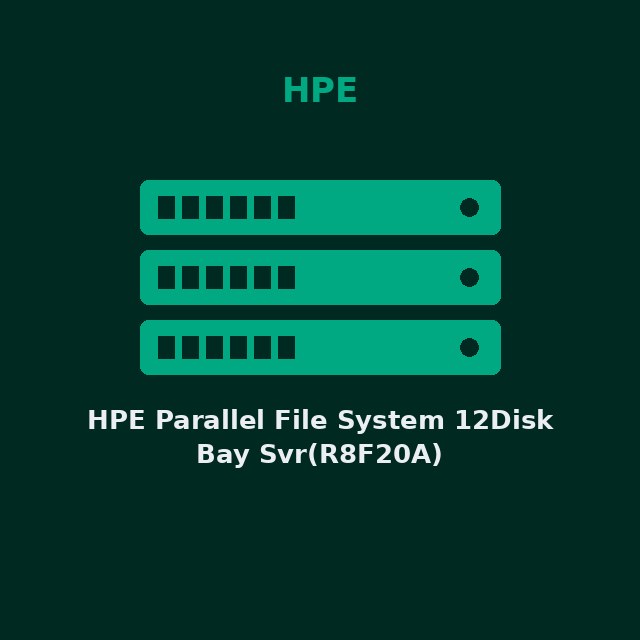 [HPE-R8F20A-KIT] HPE Parallel File System 12Disk Bay Svr(R8F20A)