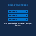 Dell PowerEdge R660 (1U, single-socket)