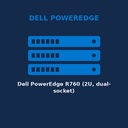 Dell PowerEdge R760 (2U, dual-socket)