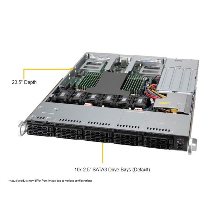[SMC-AS-1114CS-TNR-EU] Supermicro AS -1114CS-TNR-EU 1U Rackmount UP CloudDC SuperServer