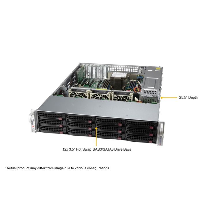 [SMC-G-520P-ACTR12L] Supermicro SSG-520P-ACTR12L 2U Rackmount UP SuperStorage Server