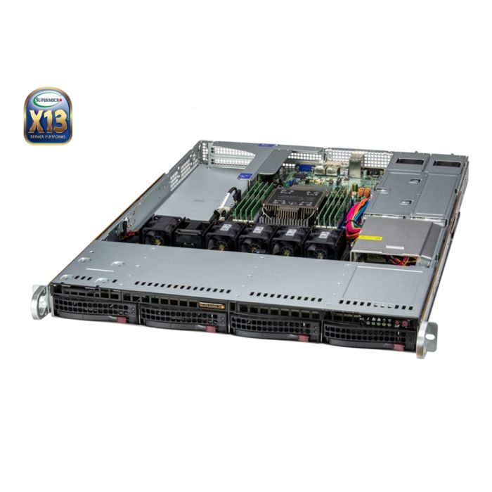 [SMC-YS-511E-WR] Supermicro SYS-511E-WR 1U Rackmount X13 UP WIO SuperServer