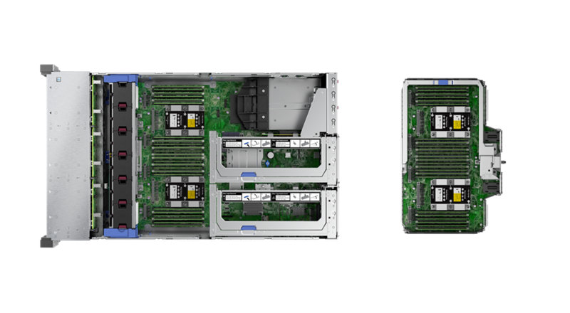 [HPE-P05671-B21] HPE ProLiant DL580 Gen10 8260 4P 512GB-R P408i-p 8SFF 4x1600W RPS Server