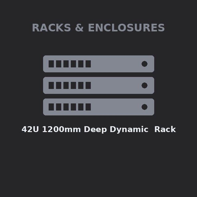 [LEN-9360RC4-KIT] 42U 1200mm Deep Dynamic  Rack