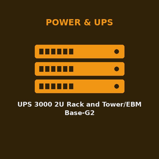 [LEN-7DD5CTO2WW-KIT] UPS 3000 2U Rack and Tower/EBM Base-G2
