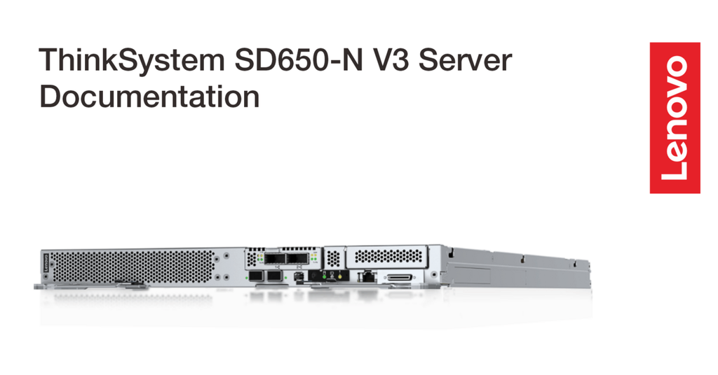 ThinkSystem SD650-N V3