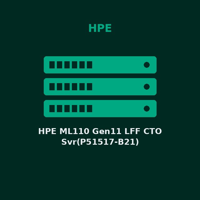[HPE-P51517B21-KIT] HPE ML110 Gen11 LFF CTO Svr(P51517-B21)