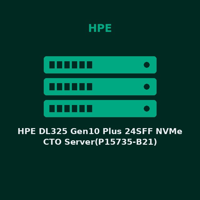 [HPE-P15735B21-KIT] HPE DL325 Gen10 Plus 24SFF NVMe CTO Server(P15735-B21)