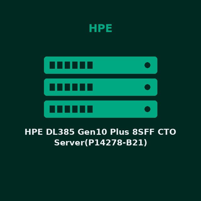 [HPE-P14278B21-KIT] HPE DL385 Gen10 Plus 8SFF CTO Server(P14278-B21)
