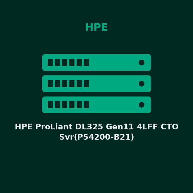 [HPE-P54200B21-KIT] HPE ProLiant DL325 Gen11 4LFF CTO Svr(P54200-B21)