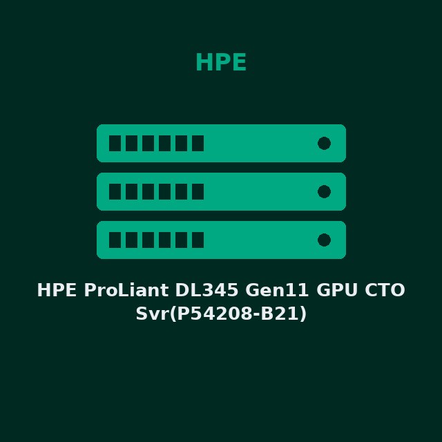 [HPE-P54208B21-KIT] HPE ProLiant DL345 Gen11 GPU CTO Svr(P54208-B21)