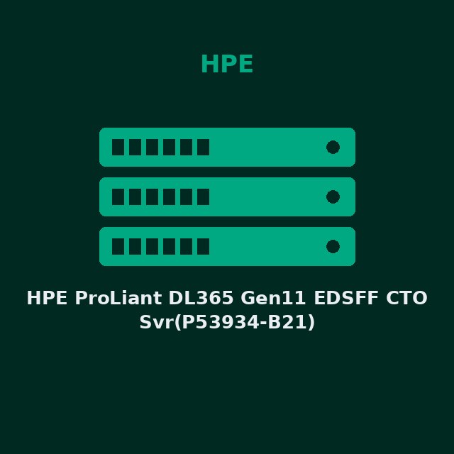[HPE-P53934B21-KIT] HPE ProLiant DL365 Gen11 EDSFF CTO Svr(P53934-B21)