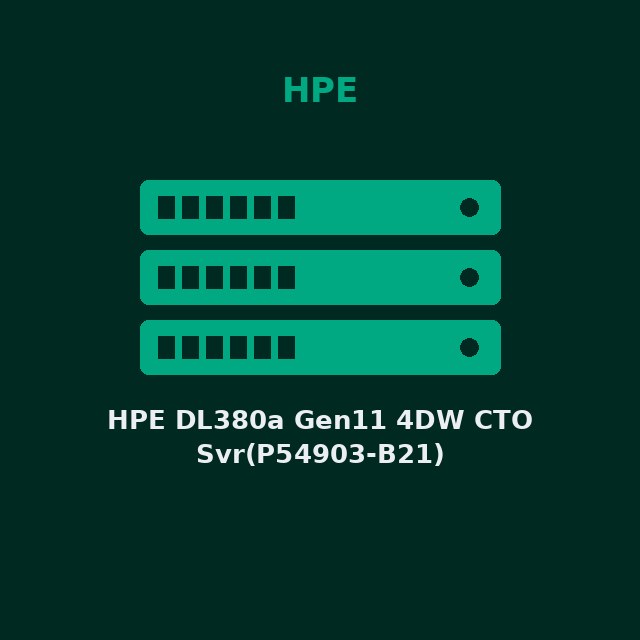[HPE-P54903B21-KIT] HPE DL380a Gen11 4DW CTO Svr(P54903-B21)
