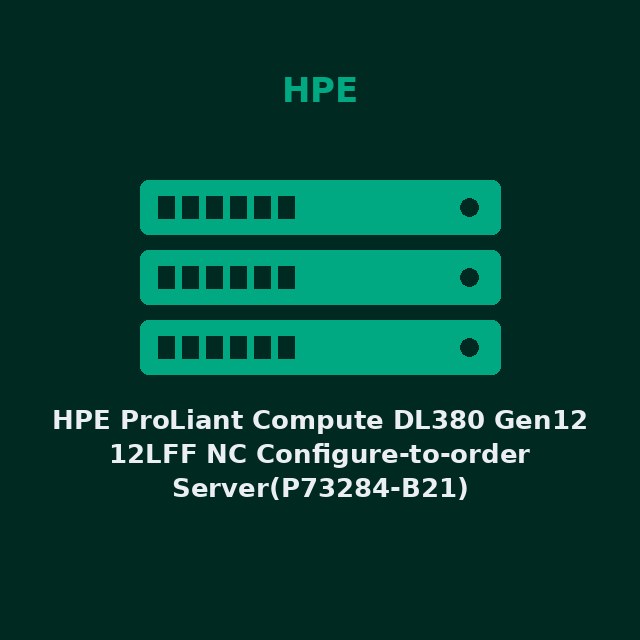 [HPE-P73284B21-KIT] HPE ProLiant Compute DL380 Gen12 12LFF NC Configure-to-order Server(P73284-B21)
