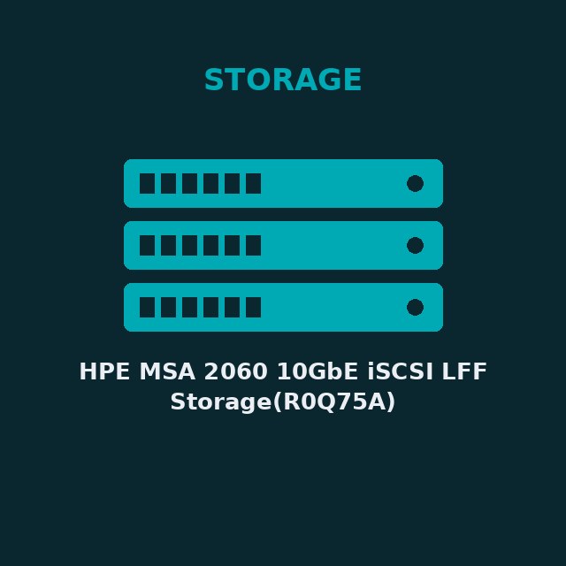 [HPE-R0Q75A-KIT] HPE MSA 2060 10GbE iSCSI LFF Storage(R0Q75A)