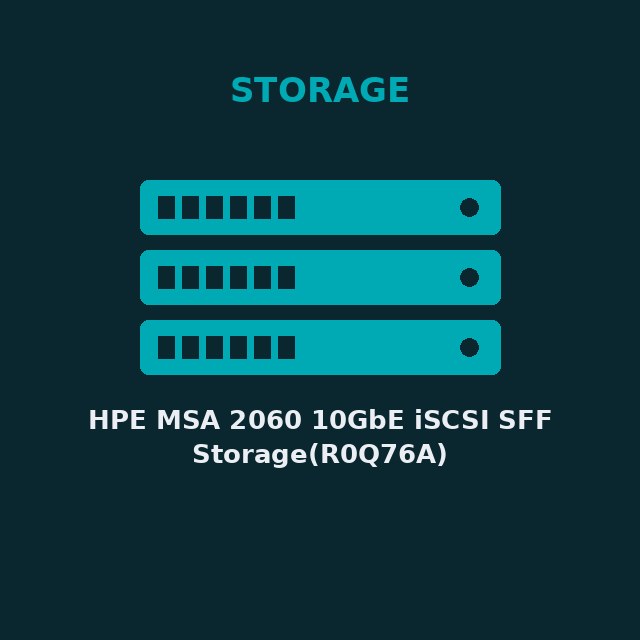 [HPE-R0Q76A-KIT] HPE MSA 2060 10GbE iSCSI SFF Storage(R0Q76A)