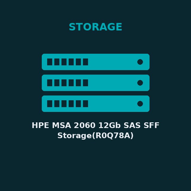 [HPE-R0Q78A-KIT] HPE MSA 2060 12Gb SAS SFF Storage(R0Q78A)