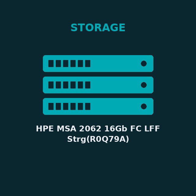 [HPE-R0Q79A-KIT] HPE MSA 2062 16Gb FC LFF Strg(R0Q79A)