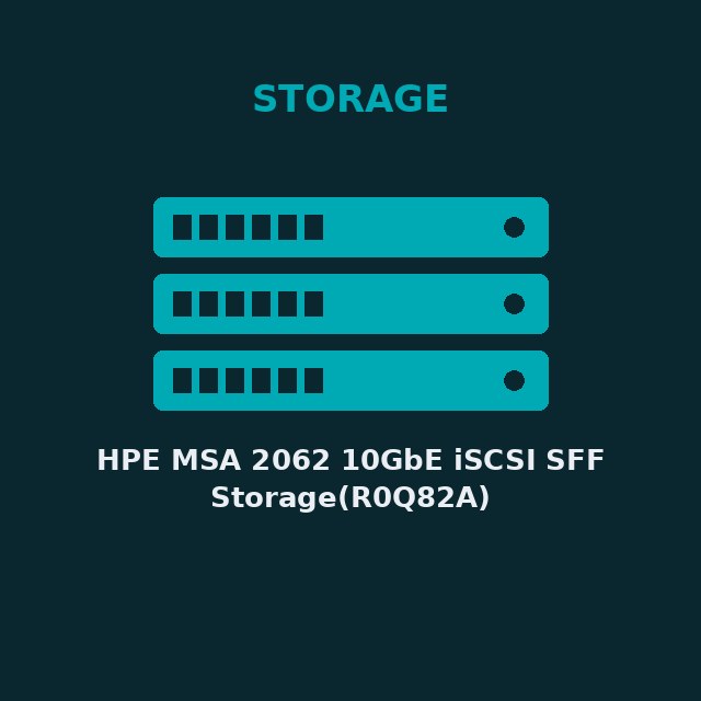[HPE-R0Q82A-KIT] HPE MSA 2062 10GbE iSCSI SFF Storage(R0Q82A)