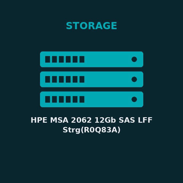 [HPE-R0Q83A-KIT] HPE MSA 2062 12Gb SAS LFF Strg(R0Q83A)