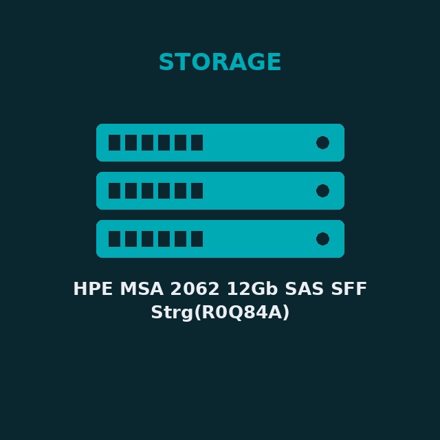 [HPE-R0Q84A-KIT] HPE MSA 2062 12Gb SAS SFF Strg(R0Q84A)