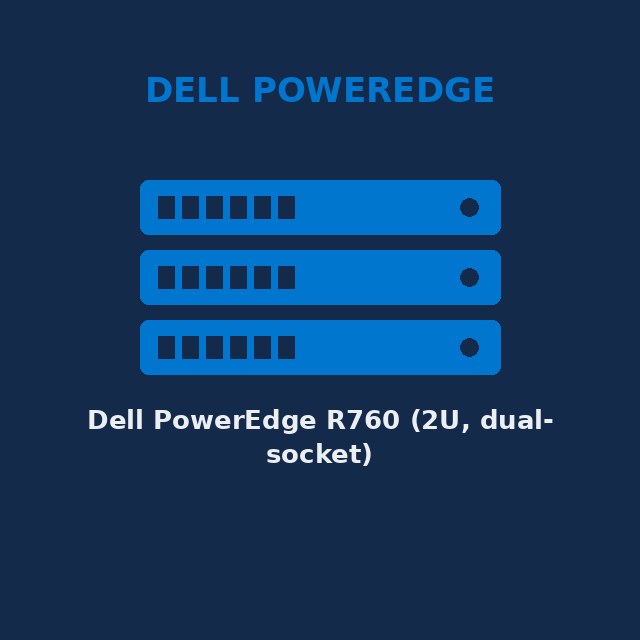 [DELL-PE-R760] Dell PowerEdge R760 (2U, dual-socket)
